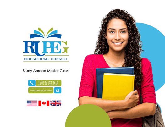 Studying Aboard is now very easy . 🫵🏻You don’t really know where to go. 

RuPeG Educational Consult is hosting an exclusive Study Abroad Master Class for prospective international applicants.

Seats are limited, so register now! 
Link is 👇 below

#StudyAbroadwithPerriGreno