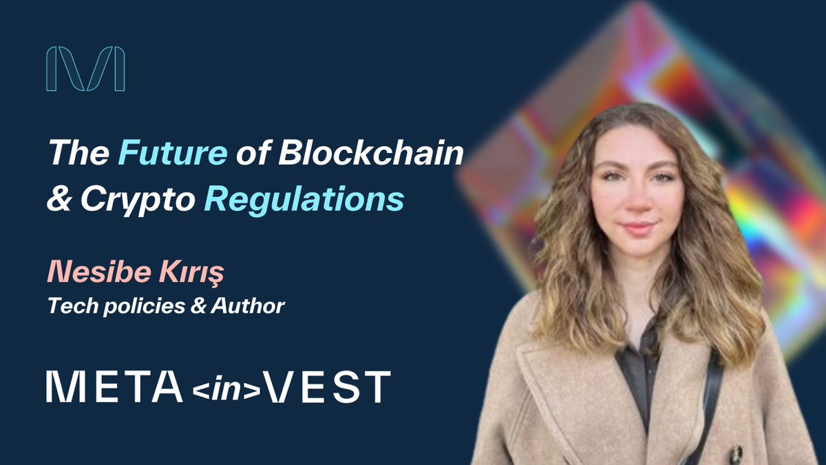 MetavestappTR's tweet photo. 🎙️ Nesibe Kırış (@nesibekiris), #Metainvest programımızda topluluk yöneticimiz Aybars Dorman'ın (@blockhoood) konuğu oldu.
Nesibe ile beraber Blockchain ve Kripto Düzenlemelerinin Önemi, Etkileri ve Geleceği üzerine konuştuk.
• Youtube: https://t.co/Eke9nsotO1
#regülasyonlar https://t.co/uQtXf4FhVd