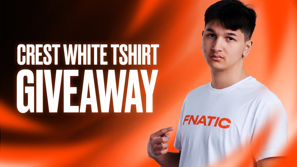 We've added a fresh new white colour on the popular Crest Range. To celebrate, we’re giving away 3 t-shirts on Twitter! To enter:

✅Follow <a href="/FNATIC/">FNATIC</a>
✅Like and Retweet this post

🛒fna.tc/crest