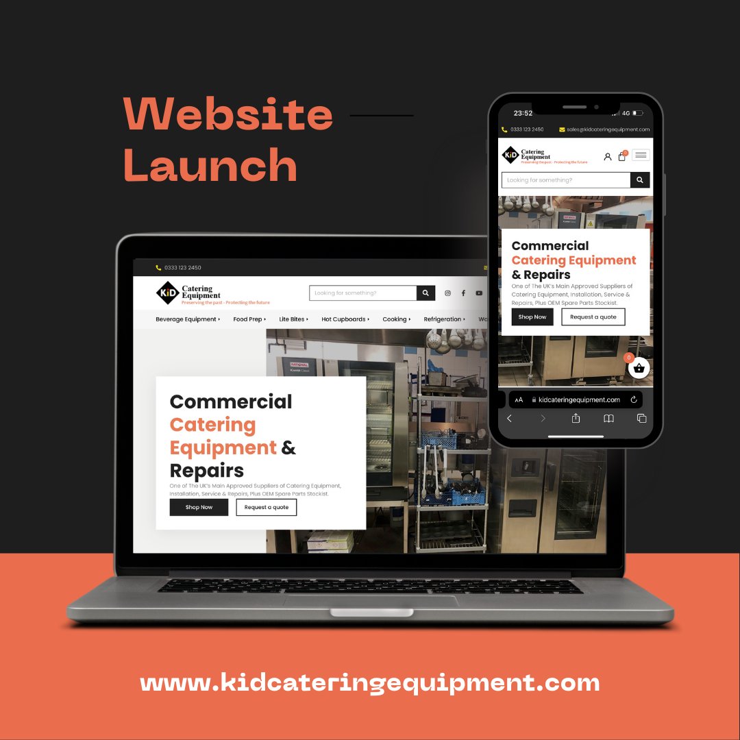 CtrlAltCreate3's tweet photo. 🚨New #Website launched for KID Catering Equipment 👨‍🍳 who are based on the #Wirral. Go and check them out 🔗https://t.co/x0wqp0S9jw #Liverpool #BizHour #SmallBiz #WordPress #WebDesign #SEO https://t.co/WZbnqiPsXy