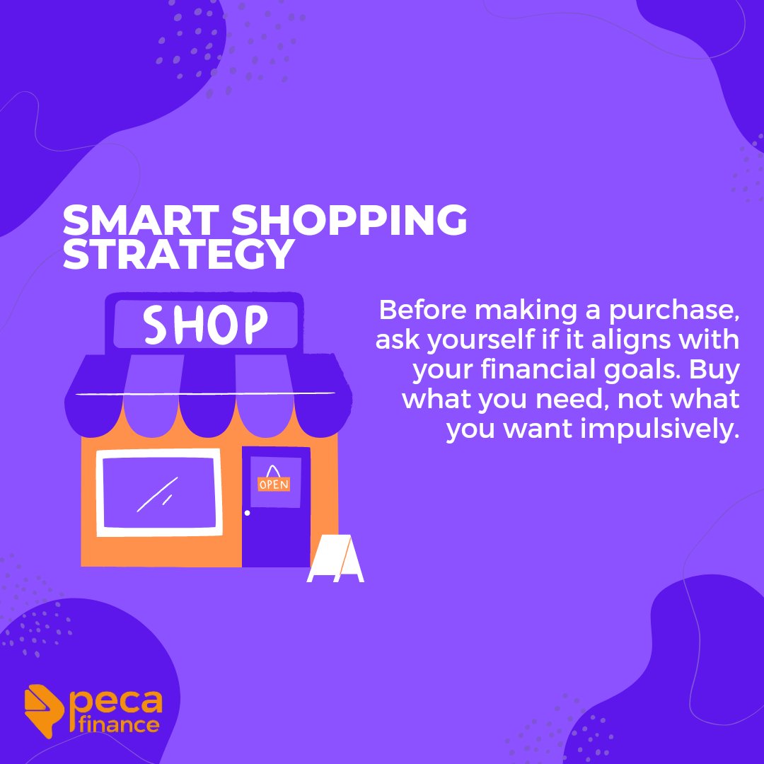 PecaFinance's tweet photo. Shopping doesn't have to be pocket-draining all the time. Shop smartly and save more! 

#personalfinance #shopping #thursdayvibes #thursdaymorning #ThursdayMotivation https://t.co/BpvznZ54L3