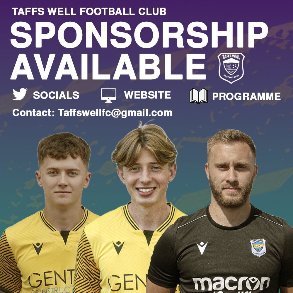 As the season kicks off, <a href="/Taffswellfc/">Taffs Well FC</a>  is looking for your support!

As well as looking to fill our ground with supporters, we are offering player sponsorship and advertisement opportunities. 

Read more about our "Fill the Ground" campaign here: taffswellfc.com/post/fill-the-…

#Wellmen