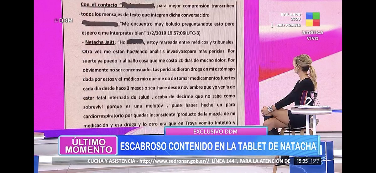 ulisesjaitt's tweet photo. Mariana Fabbiani se indignó con Lanata por hablar de la salud de Wanda sin su permiso, pero ayer difundió conversaciones privadas de Natacha sobre salud, una mujer asesinada , sin el permiso de nuestra familia. Es selectiva la indignación para la conductora. https://t.co/DKBLsmtOiV