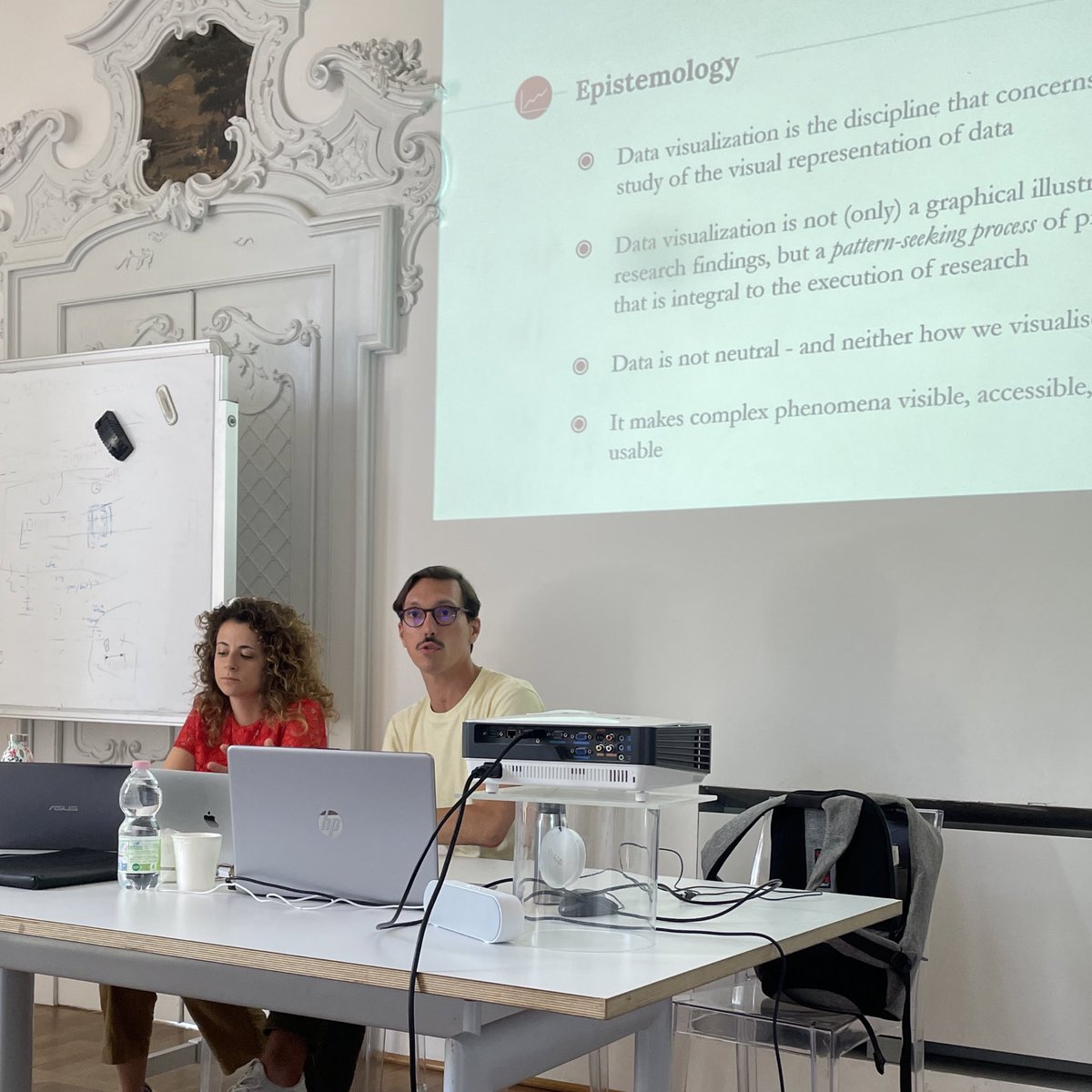 belisagiorgis's tweet photo. Cross-platform analysis & Data visualisation, with Giulia Giorgi (@GiuliaGiorgi14) and Alessandro Gandini (@afrontiercity) at @dmcsschool #dmcs23 https://t.co/Rm0S2ypJ7T