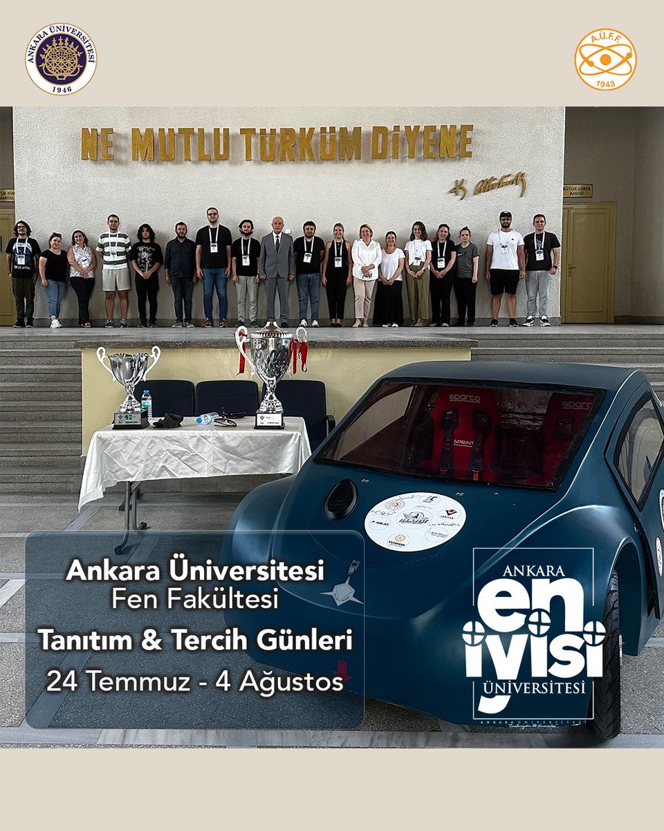 AnkaraUni_Fen's tweet photo. Fakültemizin tanıtım ve tercih günleri devam ediyor. #ankarafen
#Tercih2023 
#eniyisiankaraüniversitesi 
@AnkaraUni https://t.co/wwUmPhUE98