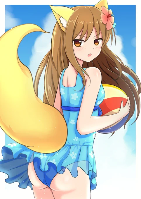 水着かやちゃ #式姫お絵かき60分一本勝負 