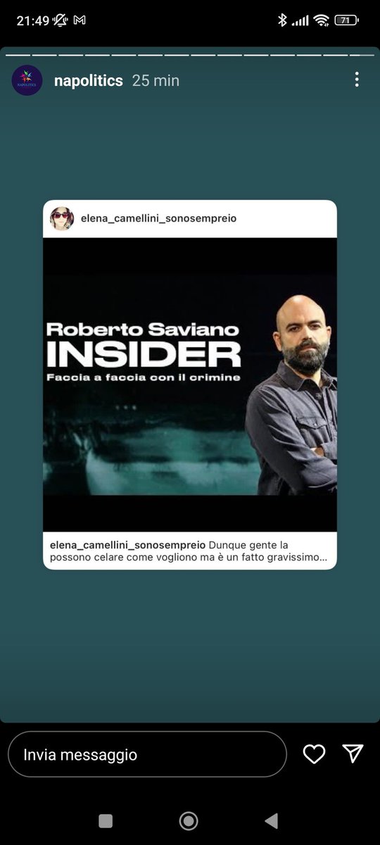 apriltiger6's tweet photo. Gente abbiamo creato una catena di supporto per quanto accaduto mi/ci aiutate a condividere il più possibile? Grazie di cuore @robertosaviano (sollevando sempre Roberto Saviano da qualsiasi responsabilità) sul mio profilo Instagram trovate tutto! https://t.co/xKvrYKf5Jf