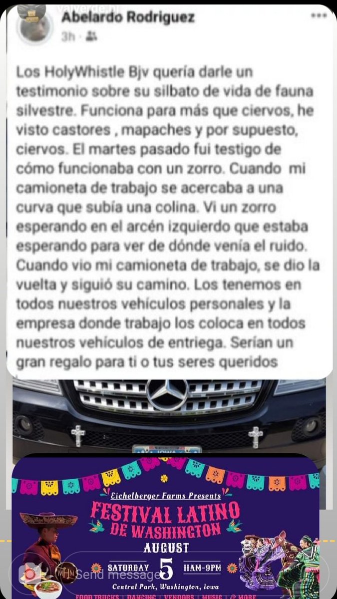 WhistleHoly's tweet photo. A Whistle that helps wildlife on the roads from being hit by public vehicles 

#wildlifeprotection #wildlife #animal #animals #animallovers #vehicles #vehicle #latino #usa #Hispanic 

Website:https://t.co/0qDr4599Mt https://t.co/HDcmJFYivr