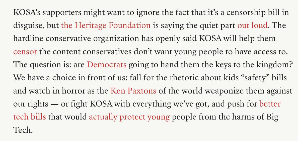 i'm in <a href="/TeenVogue/">Teen Vogue</a> this morning with a piece on AO3, fandom, and KOSA, which goes to committee vote in the next few minutes and is a censorship bill masquerading as a kids safety effort

teenvogue.com/story/kids-onl…