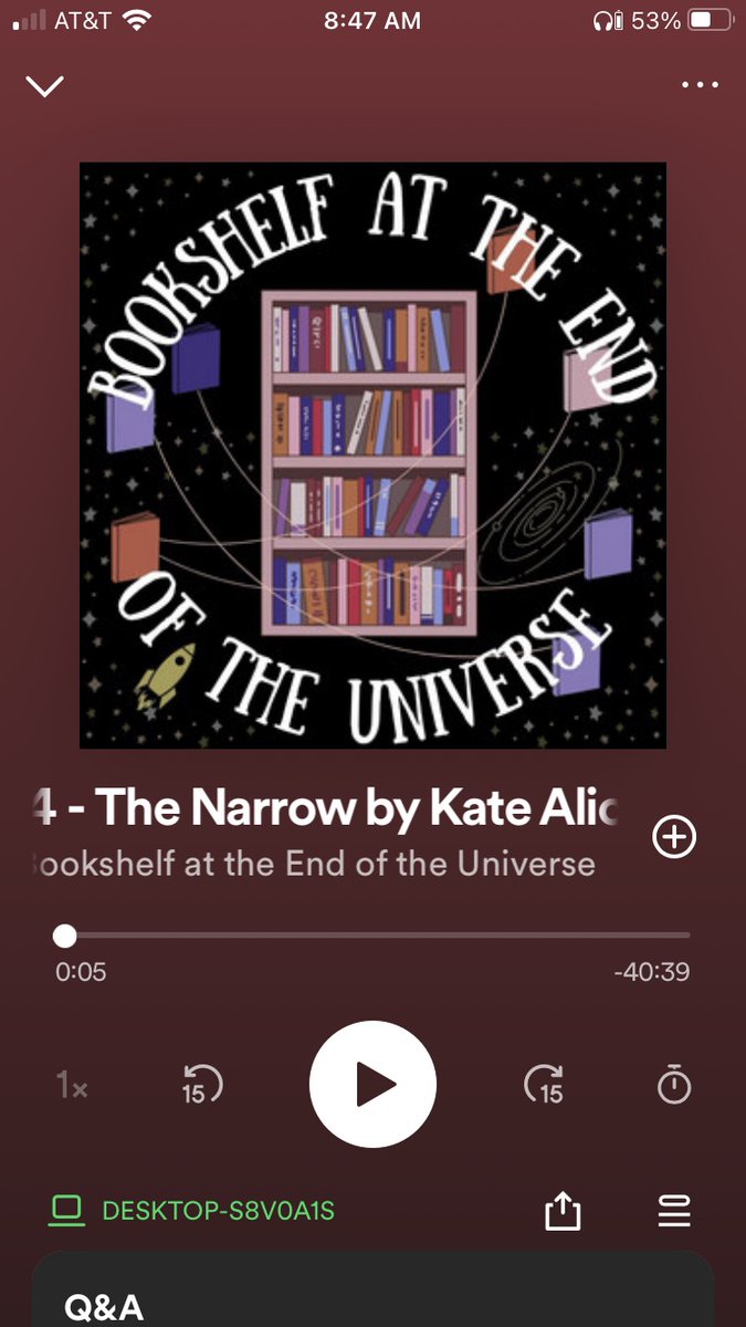 shelfattheend's tweet photo. #TheNarrow episode is up for y'all! This spooky YA had me glued to the book. I couldn't put it down. #KateAliceMarshall is amazing with atmosphere and characters. Gifted by @penguinrandom for the podcast.
https://t.co/Vq0Ugfgpi9 https://t.co/JkGW8YaHXr