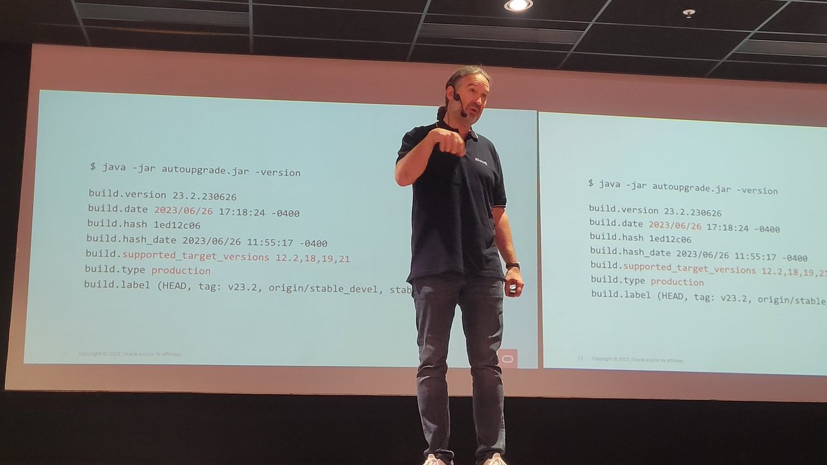 rahul_bhosale_'s tweet image. Thank you so much @MikeDietrichDE for that inspiring and informative presentation! Your expertise in AutoUpgrade 2.0 really shone through, and I appreciate the way you conveyed complex ideas in such a clear and engaging manner. @AIOUG @aioug_pune #OCYatra2023 #PuneChapter