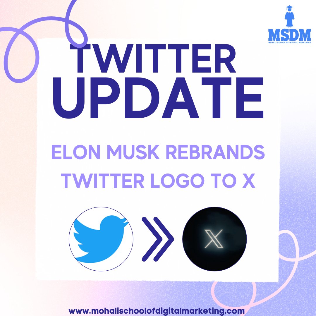 mohali_schoolDM's tweet image. Twitter has rolled out a fresh update with a revamped logo! If you haven&apos;t heard about it yet, don&apos;t miss out on this update!

🤨😊✔️ Get in touch with our expert now to learn more! 📞 90500-55400

#TwitterUpdate #LogoRevamp #digital #digitalmarketing #msdm #trending #earning