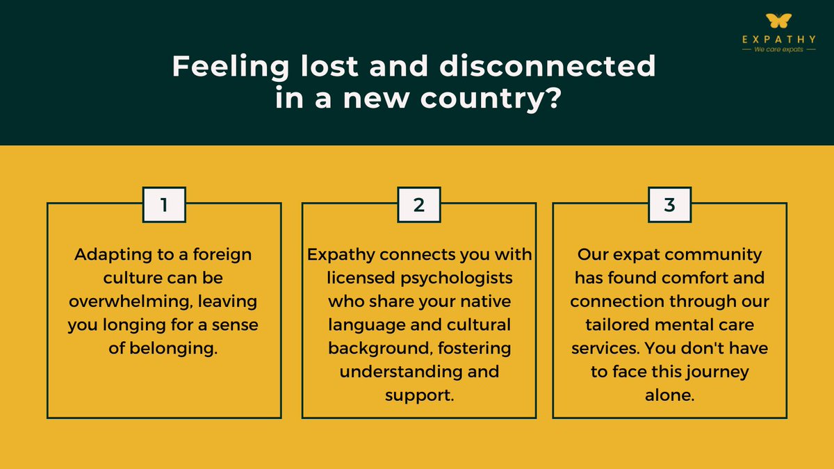 ExpathyOrg's tweet photo. β¨#Expats! Remember, you don't have to go through this journey alone . #Expathy is here to #support you every step of the way! πͺπ€ https://t.co/h8K8hfRFGZ