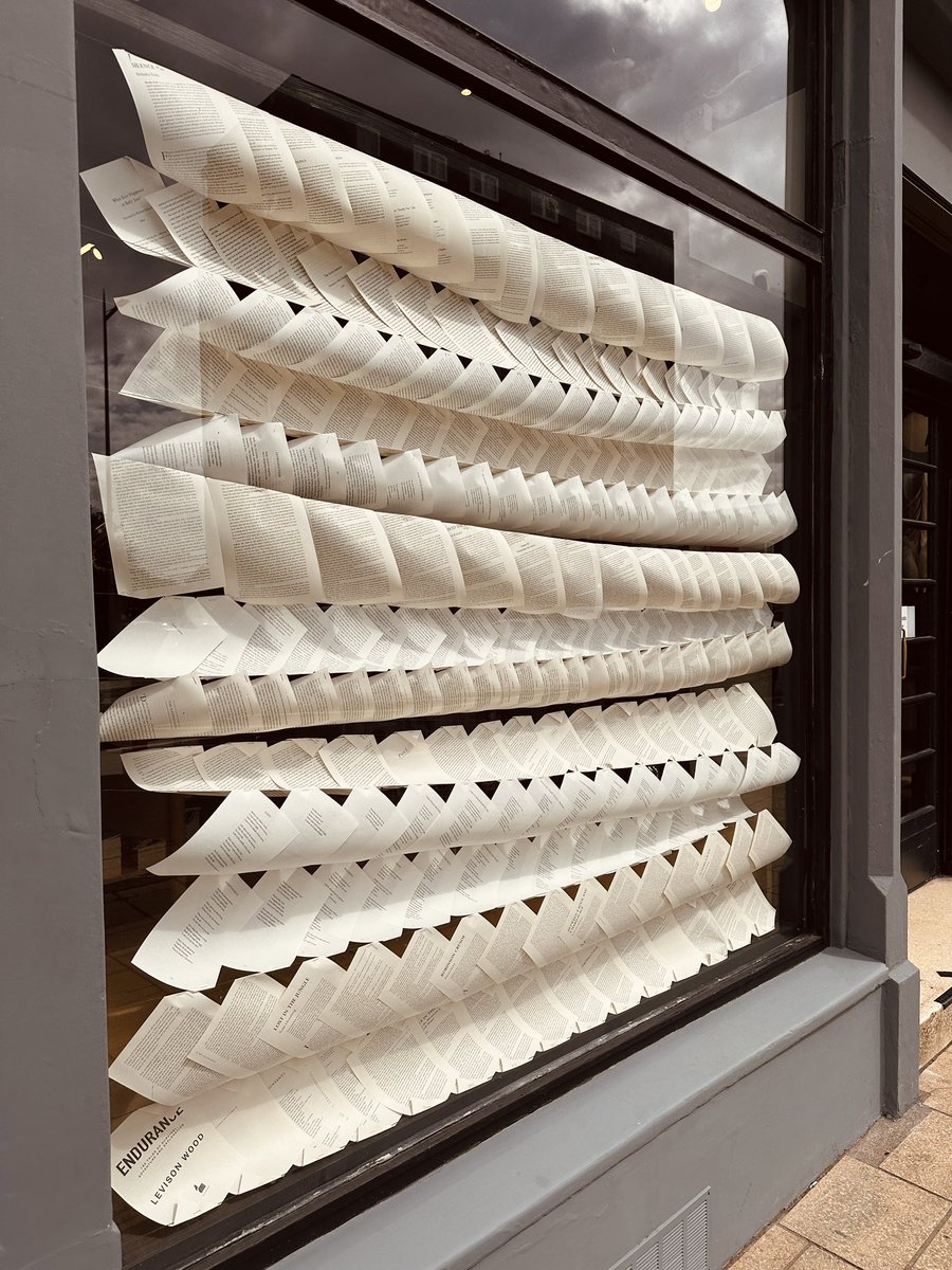 PortyBooks's tweet photo. Thanks so much to amazing artist Jana Middleton for visiting us and creating this installation to celebrate our fourth birthday! You can see her work in our shop throughout August and read more about it in-store and on our Instagram! 📚🎉 https://t.co/2UyM3AMOZB