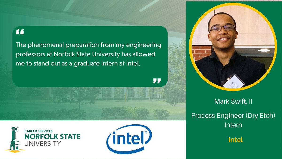 Norfolkstate's tweet photo. NSU Celebrates Virginia Intern Day (VID) by featuring some of our amazing interns.
#VirginiaInternDay, #VID, #VirginiaInterns, #NationalInternDay
#NID, #VTOP, #NSUCareers
@VirginiaTOPorg
@GovernorVA
@SCHEVnews
@VAChamber
@GrowthforVA
@GOVirginia
@VACEoutreach
@NSU https://t.co/KGEKbDnWmf