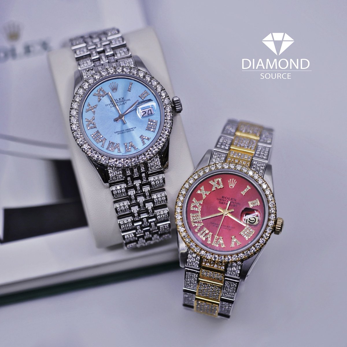 dsource29's tweet photo. If you had to choose one, which one would it be? 1️⃣ or 2️⃣?
.
.
.
.
.
#watches #luxurywatches #watchesusa #rolex #rolexwatch #audemarspiguet #audemarspiguetwatch #panerai #hublot #patekphilippe #diamondwatch #icedout #icedoutwatches #cubanlink #cubanlinkchains #breitling ... https://t.co/DbNL0q7HUu