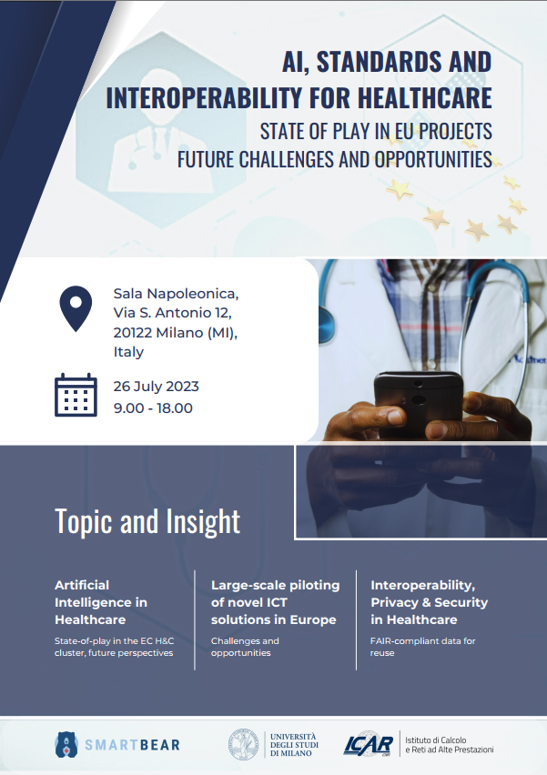 aifourhealthsec's tweet photo. 📢 SMART BEAR EU's Info Day has concluded!!
📌 Stefano Silvestri on behalf of Ai4HealthSec Project presented a #keynote with the title: "Cyber Threat Analysis Using Natural Language Processing for a Secure Healthcare
System (AI4HealthSec) ".
#AI4HEALTHSEC #AI #HEALTHCARE https://t.co/YnlCGlG0dh