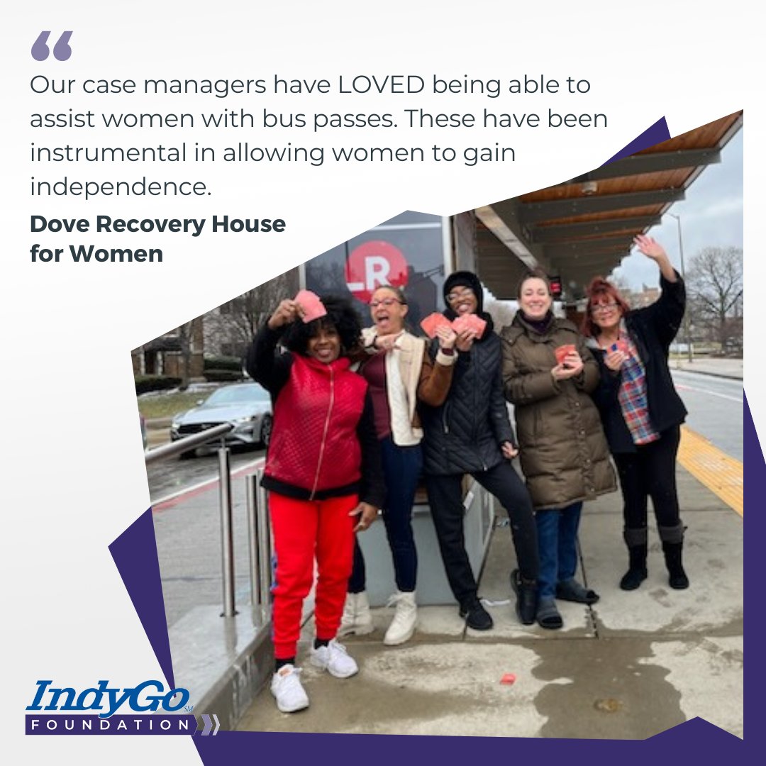 IPTFoundation's tweet image. “The majority of women that live at Dove House do not have financial means to own a vehicle. These bus passes have been life changing for women to be able to access rides to/from necessary places.” – @doverecovery, Mobility Access Fund recipient

Apply @ ow.ly/bwXV50Pbhap.