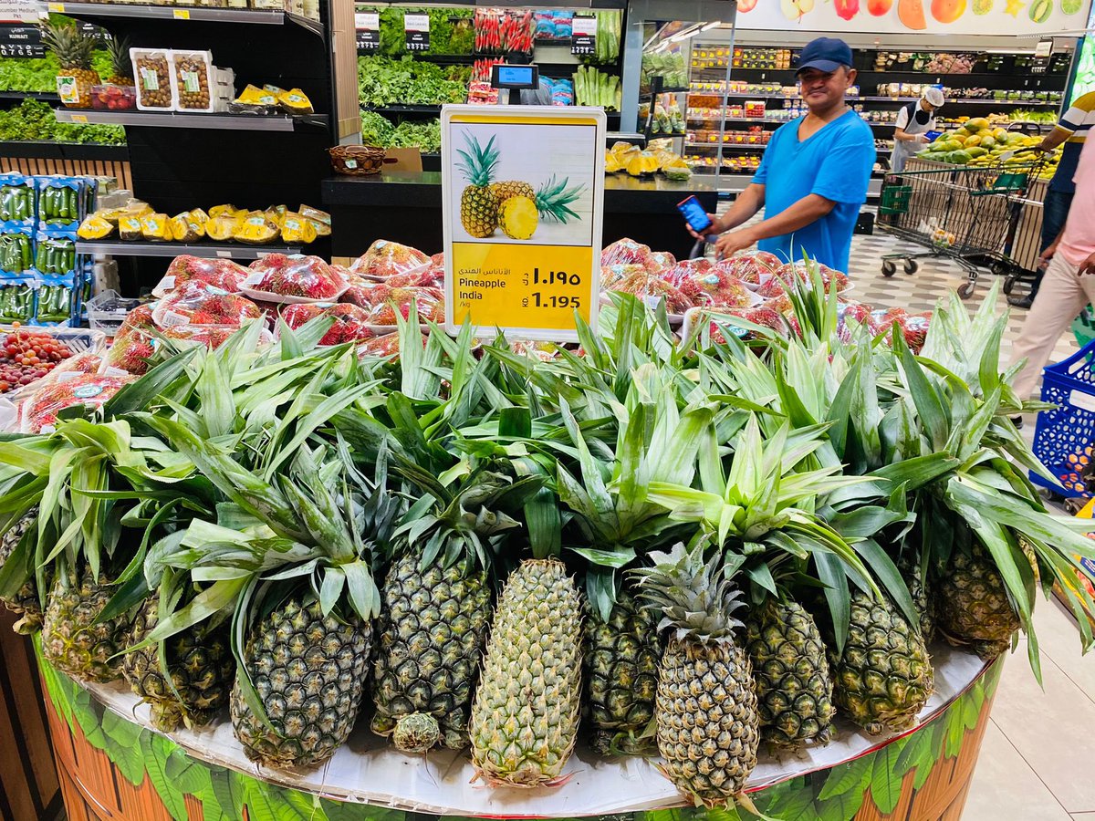SangmaConrad's tweet photo. Congratulations Silchang Dimrimbri Palwa Ading IVCS, East Garo Hills District & #Meghalaya Agriculture Dept. for exporting over 1MT of pineapples to #Kuwait #AbuDhabi & #Sharjah. After Khasi Mandarin, exports to Gulf shores successfully fetches farmers 2x prices for #Kew #pineapples.

@nstomar @AgriGoI