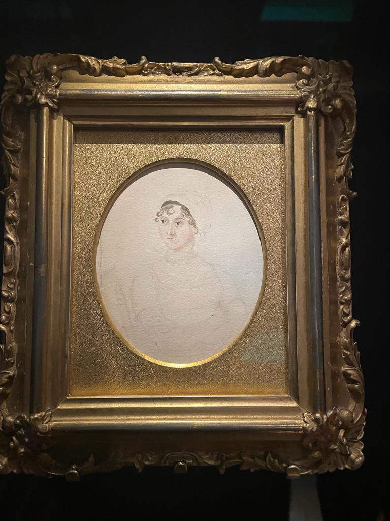 On Dyad's day out to the <a href="/NPGLondon/">National Portrait Gallery</a> we couldn't go and NOT see this, minuscule, unfinished, but very pretty drawing of the great lady herself, Jane Austen.

#janeausten #nationalportraitgallery #art #literature #gallery #daytrip #culture #inspiration