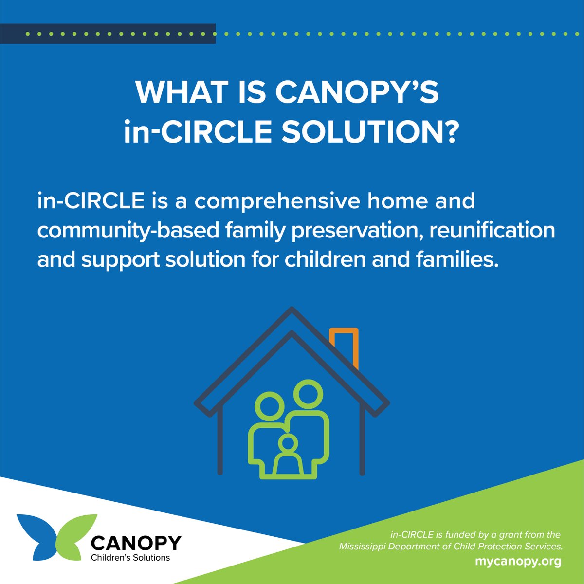 canopychildren's tweet image. This month’s Solution Spotlight is Canopy’s in-CIRCLE. Follow along on social media for the next few days to learn more about this solution serving in all 82 counties. #SolutionSpotlight