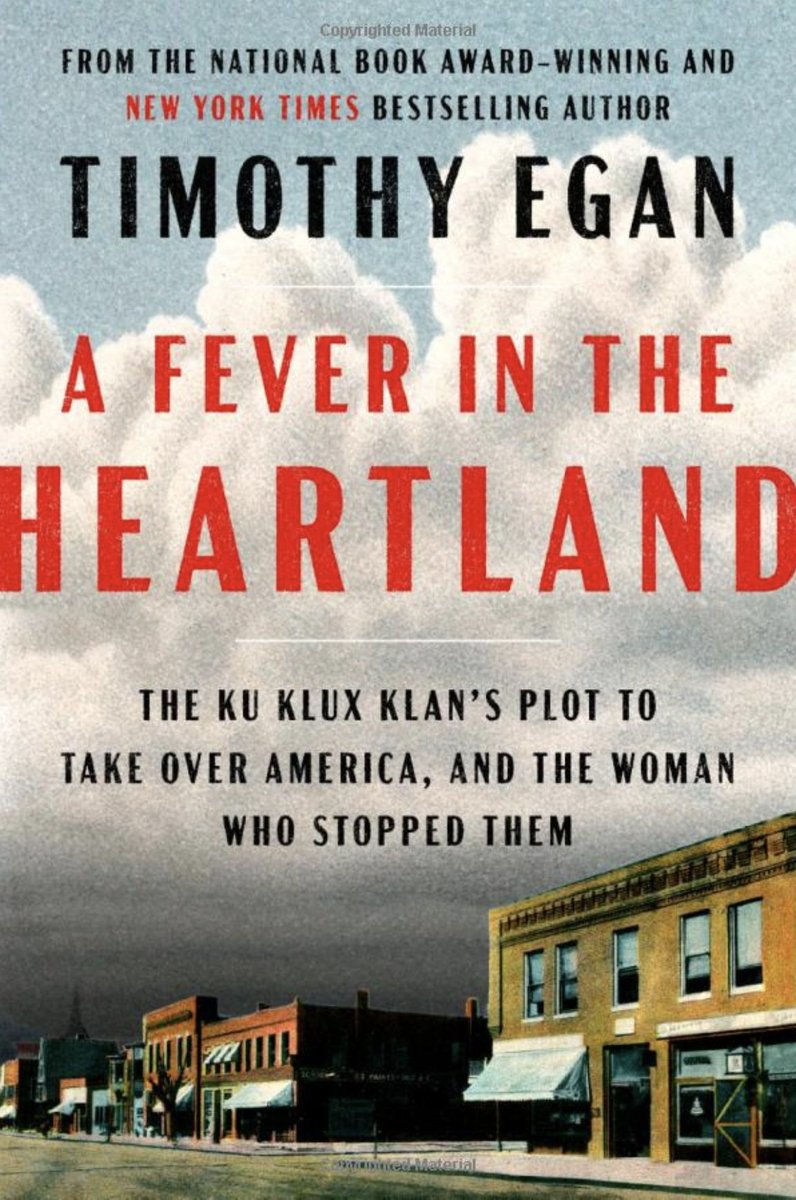 Fishers community, you gotta read this book. 
In its height, KKK disguised hate as "morality" and controlled public libraries, schools, churches, local government and neighborhoods across the US. 
Hamilton County IN broke the KKK in 1925. 
🚨 What must Hamilton County do NOW to