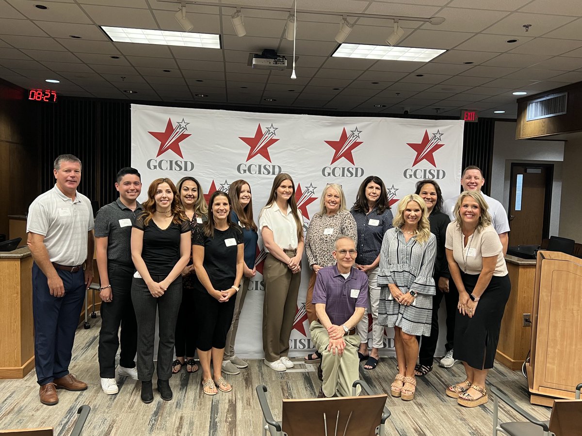 DavidDenning2's tweet photo. Cohort 9 of new hire orientation!!! Amazing group of educators ready to serve our students and ⁦@GCISD⁩ community!! #wearegcisd https://t.co/RWzuwVAATT