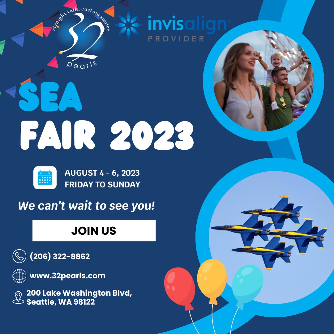 32PearlsSeattle's tweet photo. Experience a free dental scan at our booth during the Seafair Weekend Festival! Meet our friendly staff, inquire about any concerns , and discover how you can receive top-notch dental services in Seattle. Don't miss out on this opportunity! https://t.co/uAmbqaJa7o #seafair https://t.co/tH0slmiZor