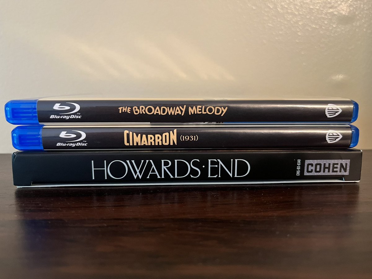Upgraded a few Best Picture winners that are finally on Blu-ray and picked up a fave I somehow didn’t have yet