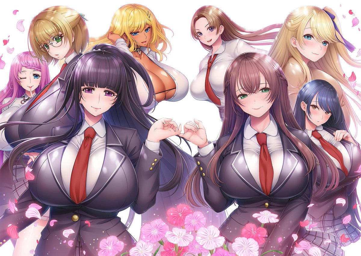 裸足少女(@hadashi_shojo)様の最新作ADV
「ハーレム×楽園 - Harem × Shangri-La -」
がマスターアップしました💐

右半分4人のキャラの原画を担当しています。
2023年8月25日発売です!

▼裸足少女公式HP
https://t.co/4KJuajLY3C

▼「ハーレム×楽園」公式HP
https://t.co/S5jRc51Sad 