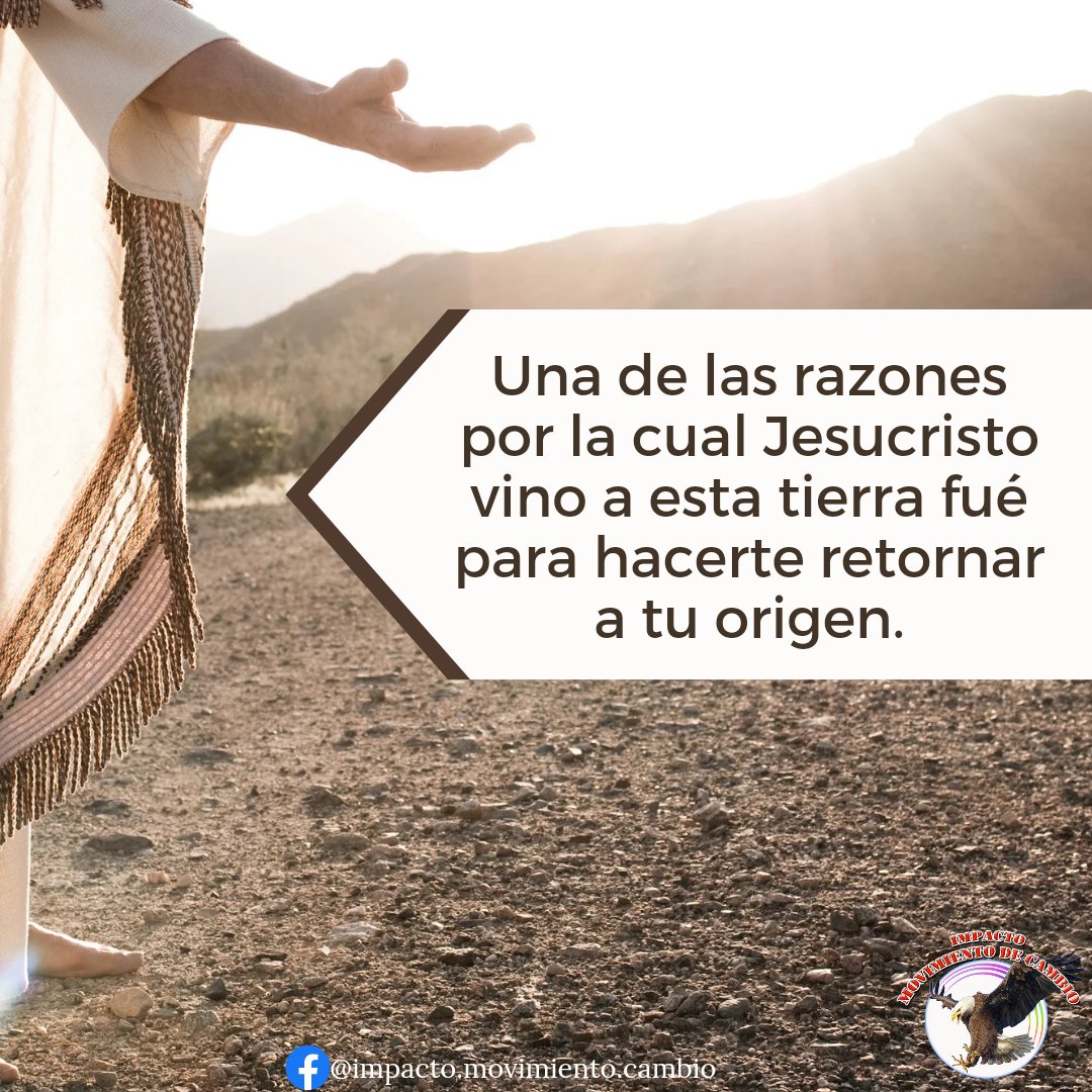 ImpactoCambio's tweet photo. Él vino por ti, ¿Deseas una mejor vida?
Jesucristo es el único que te la puede dar https://t.co/W0qDq7UuSW