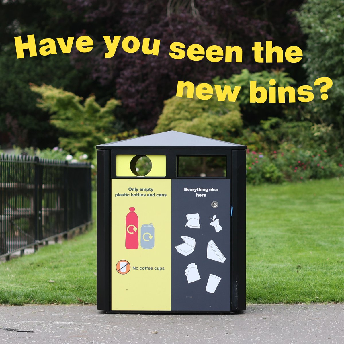 Spotted new recycling bins in some of our parks & city centre? Belfast #CircleCity is an on-the-go recycling initiative supported by @hubbubUK & the Coca Cola Foundation, making it easier to recycle plastic bottles & cans on the go. For more info visit ow.ly/JEec50Pmten