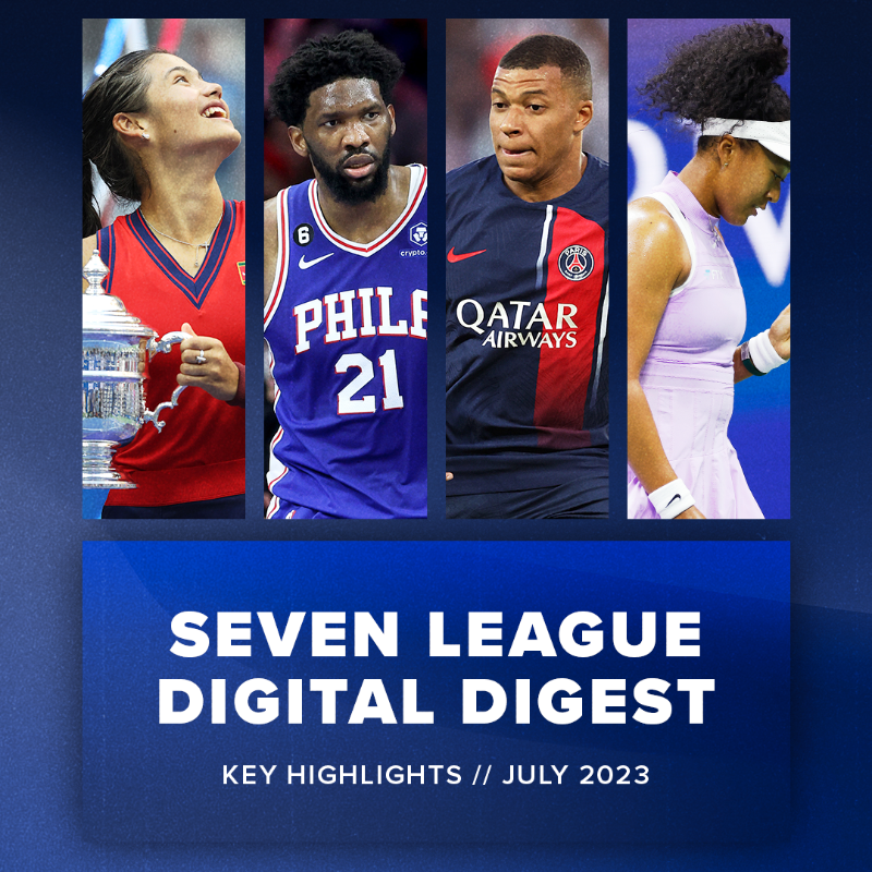 7League's tweet photo. Our monthly Digital Digest analyses emerging trends in sport and is read by some of the industry's most influential figures.

One of this month's features looks at the potential implications of @awscloud's $100m fund for generative AI startups 🚀