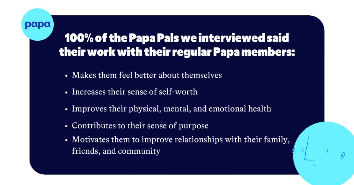 Few people get to know our members the way their #PapaPals do—sometimes not even their own families or doctors. Hear from 16 highly engaged Papa Pals about the trust they build with members, and how it’s impacted their own lives, here: bit.ly/3CX6PLL