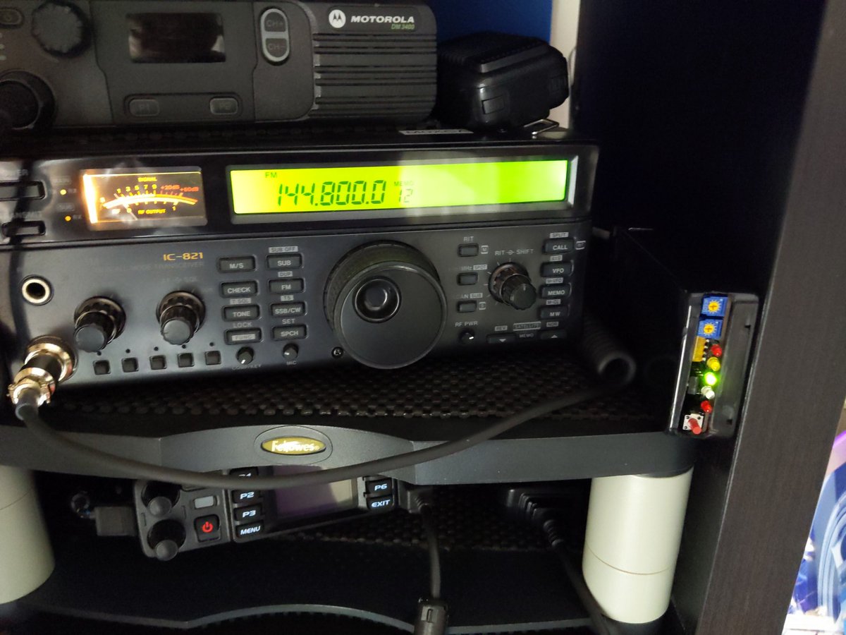 McMichaelRally's tweet photo. @G4WQG Fantastic Simon!  Great stuff. I currently have my NinoTNC hooked up to an ICOM IC821-H but have bought a KM3000 to use instead. Will hopefully give it a try next week. https://t.co/hqTBOJiPXa
