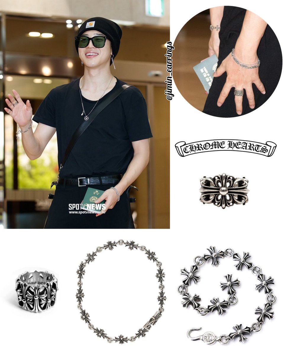 Leaving for Japan [190712] • Saint Laurent flower charm necklace