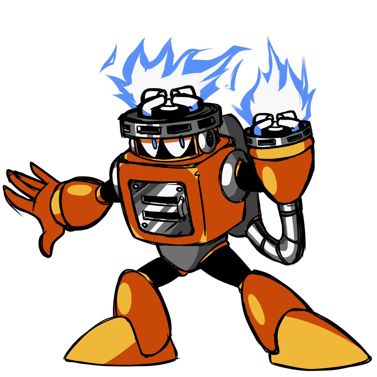 NobleMan_Junk's tweet photo. Some drawings I made as a gift for @MMDoubleBuster 

•Remote Man
•Vacuum Man
•Gas Man

#Megaman   #ロックマン https://t.co/uV8ymRbO2J