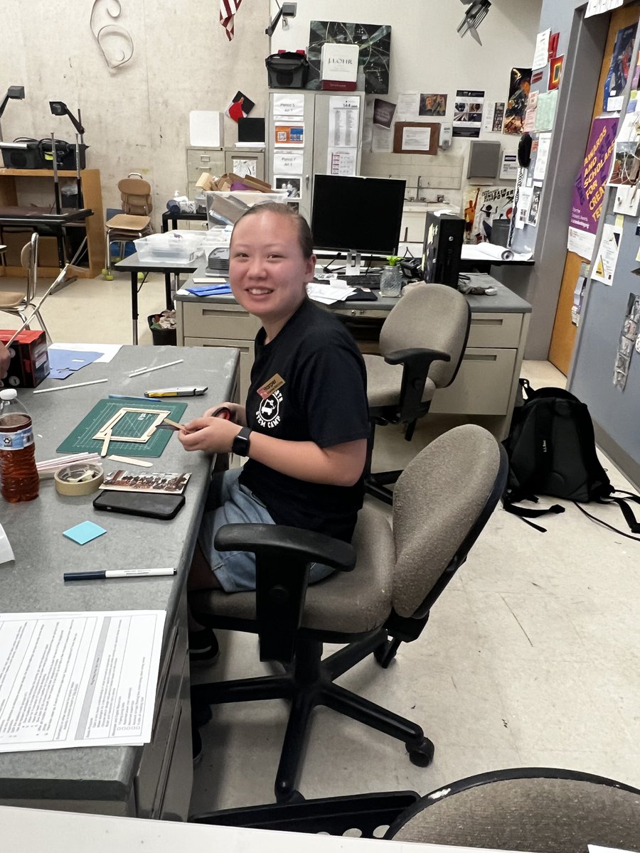 nkhsrobotics's tweet photo. We are so lucky to have Harper on our NORTH Summer STEM camp team! Harper is easily one of the most creative people at NKHS and this on top of her organization and positivity make her the perfect camp counselor! Thanks Harper! https://t.co/HP906bCFcu