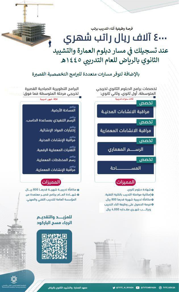 معهد العمارة والتشييد الثانوي بالرياض tweet media