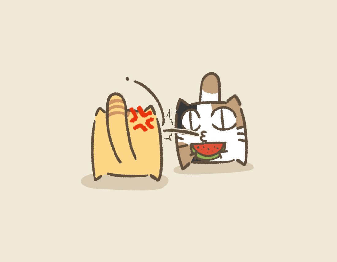 Hakomike's tweet photo. #スイカの日 

#はこみけ #猫 #猫イラスト #ねこイラスト #イラスト #絵 #ゆるイラスト #ゆるいイラスト #ゆるい絵 #illustration #illust #おえかき https://t.co/GPcZrs0AGA