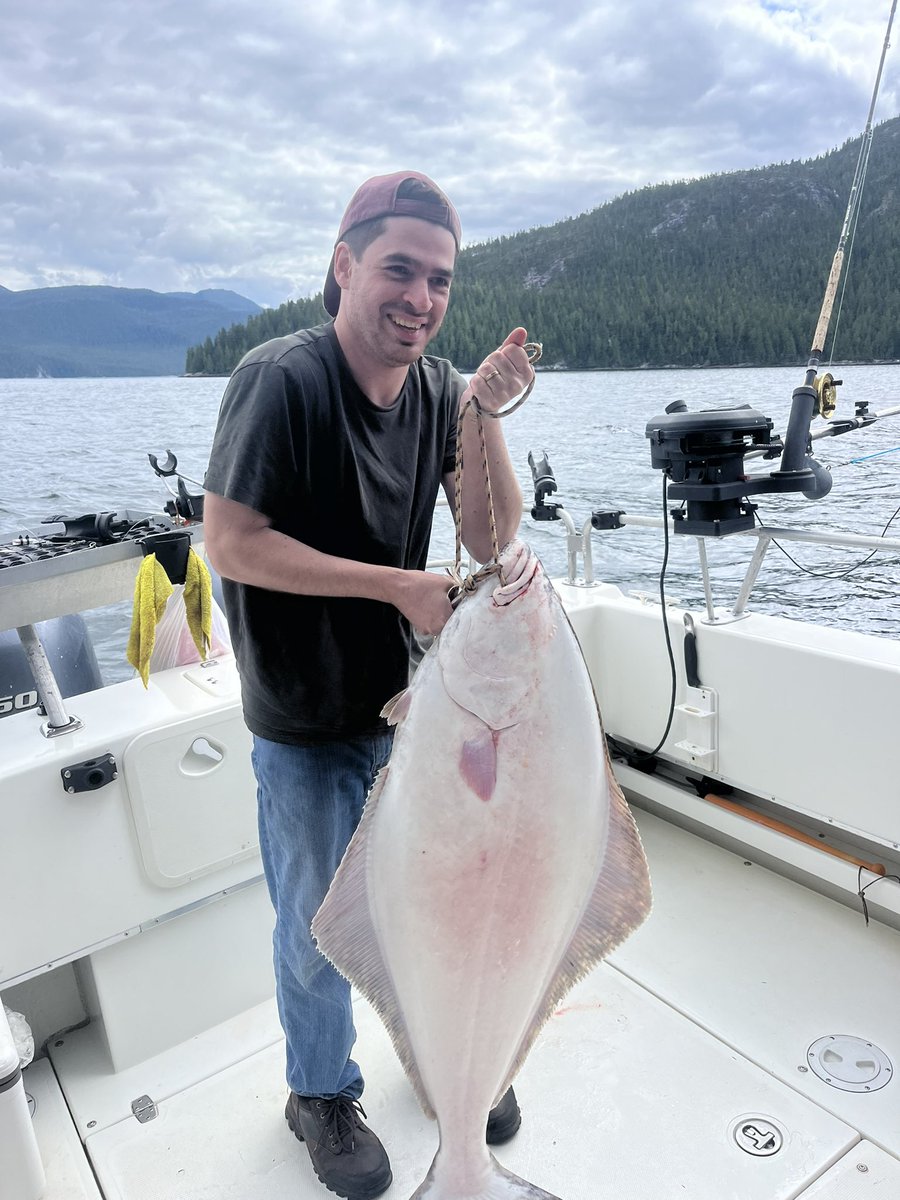 NWSportFishing's tweet photo. Guys hook up with a beauty! 122cm Hali fresh seafood! https://t.co/1IabHcUKfA
