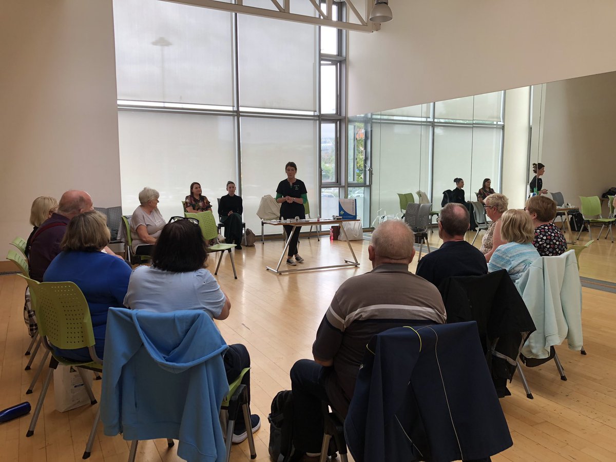 Maryr72's tweet photo. Excellent workshop this morning on correct use of inhalers for Tallaght COPD support group members ,thanks to killarden pharmacy hub Eimear for sharing her expertise @COPDSupportIre @HW_DSKWW #Selfmanagementsupport https://t.co/YE5pwYYc7a
