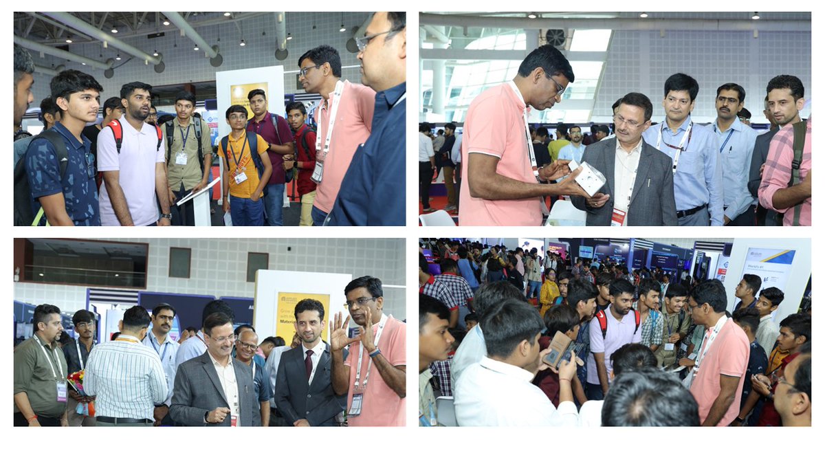 Applied_India's tweet photo. Before we call it a day! Hereโs a sneak peek at Day 3 - #SemiconIndia2023
#PMModi #PMO #MEITY #ISM #ISEA #AjaySood #AshwiniVaishnaw #RajeevChandrasekhar #AmiteshKumarSinha #AlkeshKumarSharma #Semiconductor #IndiaTechade #WeareApplied #CollaborativeEngineeringCenter https://t.co/B2Bt1SHP3H