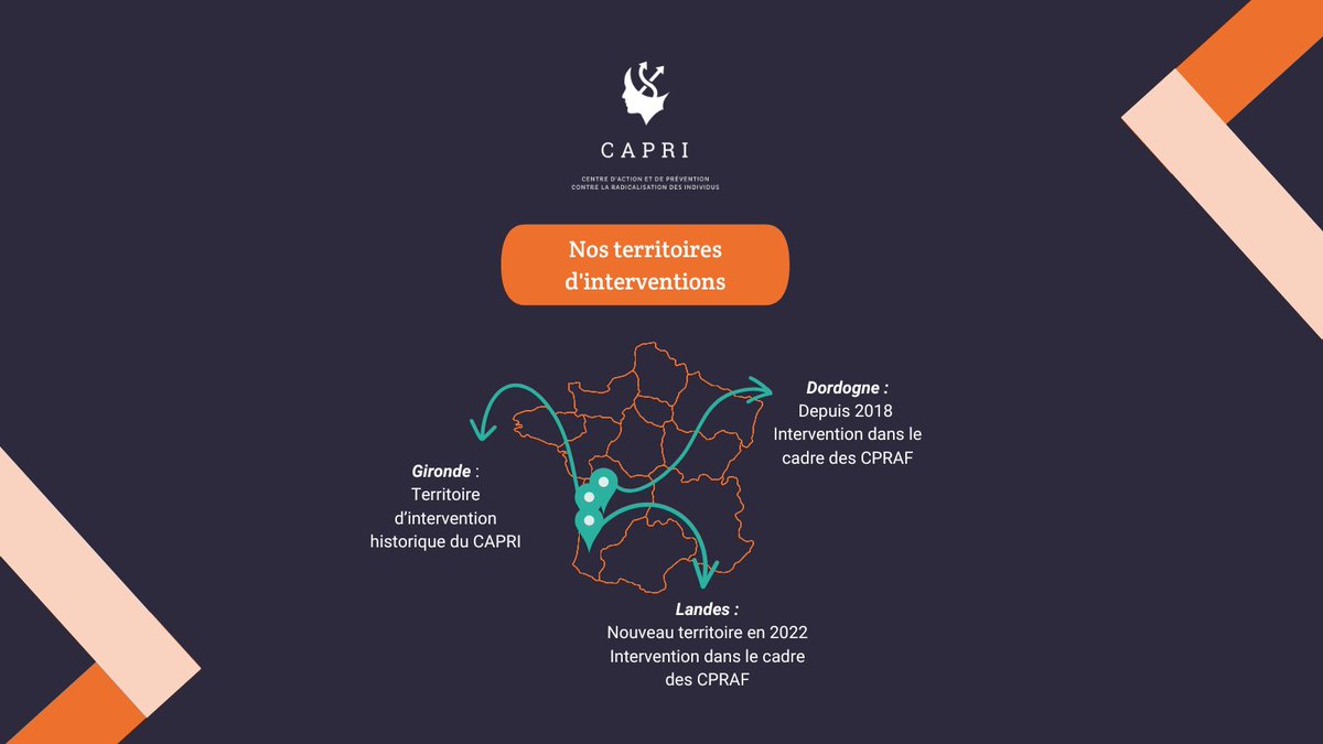 📍Vous habitez en région Nouvelle-Aquitaine et vous avez une question sur les phénomènes de radicalisation ?

Le CAPRI vous accompagne en Gironde, en Dordogne et dans les Landes !

Un suivi gratuit, confidentiel et personnalisé.

➡️+ d’infos : radicalisation.fr

<a href="/ARS_NAquit/">ARS Nouvelle-Aquitaine</a>