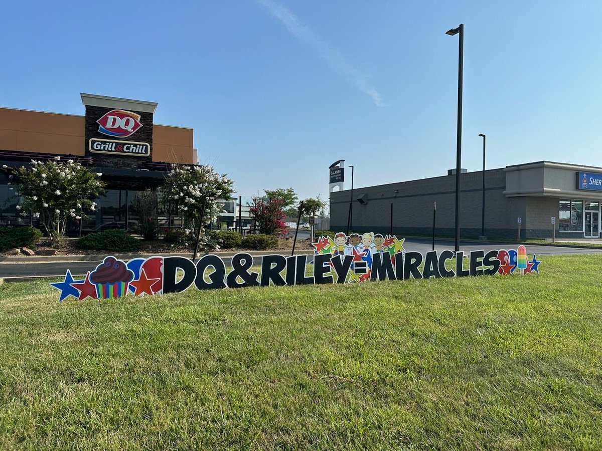 RileyKids's tweet photo. The Newburgh, IN @DairyQueen is showing up for #miracletreatday! ❤️
Who is getting a BLIZZARD today? #RileyMTD https://t.co/kMS03VWwwO