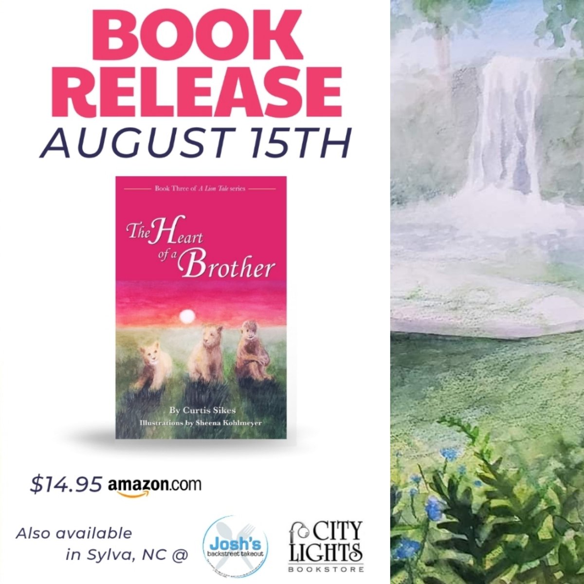 aliontale's tweet image. August 15th 🦁🐵

Follow me @aliontale 

Author page @curtis_sikes