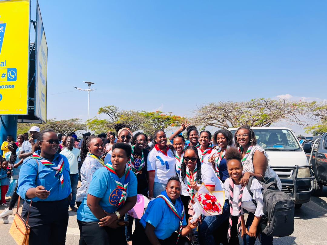 Today is a great day, together with the National Coordinator, the International commissioner deputy, the Burundi Girl Guides Association’s Staff, the professional participant and the Yess taskforce members went to welcome at the Airport the Yess Alumni coming from the exchange.