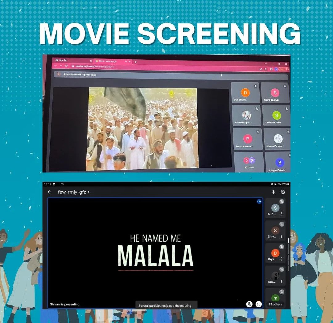 NssGargi's tweet photo. NSS Gargi commemorated 'Malala Day' by organizing a movie screening to educate volunteers about the importance of education and to familiarize them with the inspiring story of Nobel Peace Prize laureate Malala Yousafzai.
@NssrdD @YASMinistry https://t.co/goN4RClf3X