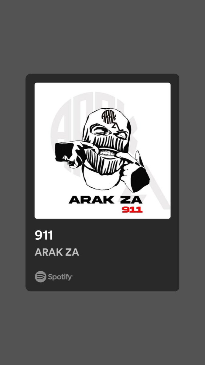 @SaHipHopLive New single out by ARAK ZA - 911 open.spotify.com/track/67qCJ5DV…