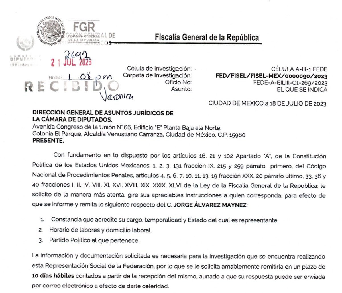 AlvarezMaynez's tweet photo. La vieja política ya respondió a nuestra batalla contra las campañas ilegales y nuestros triunfos en los tribunales.

Resulta que me quieren amedrentar e intimidar con el uso político de la Fiscalía General de la República.

Que se dejen venir y busquen lo que quieran, porque aquí van a topar con pared. No tengo nada que ocultar.